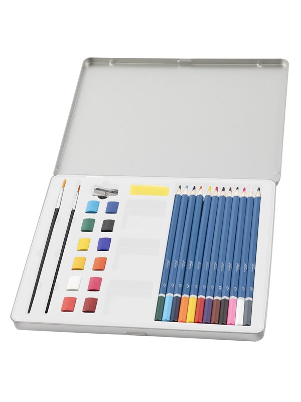 Nassau Aquarel painting set 28 pcs. in tin box
