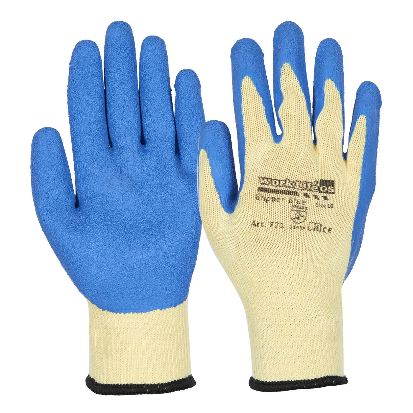 Worklife Gripper Blue hanske str. 11