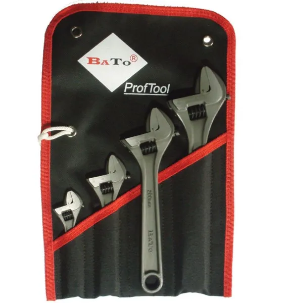 BATO Skiftenøkkelsett 4-10". 4 deler.