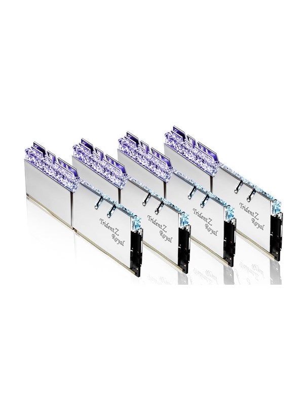 G.Skill Trident Z Royal DDR4-3200 - 128GB - CL16 - Octa Channel (8 pcs) - Intel XMP - Sølv med RGB