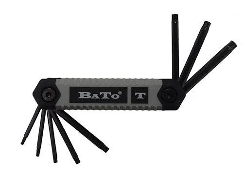 BATO Unbrakonøkkelsett knivmodell Torx 9-40. 8 deler.