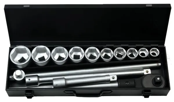 BATO Topnøkkelsett 3/4" 6kt. 22-50mm. 14 deler.