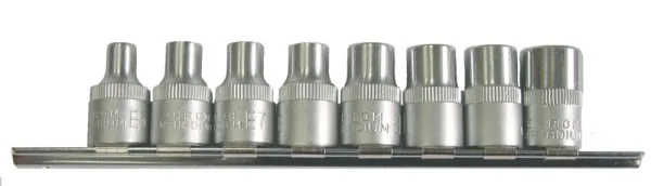 BATO E-Toppsett 3/8" E5-E14. 8 deler.