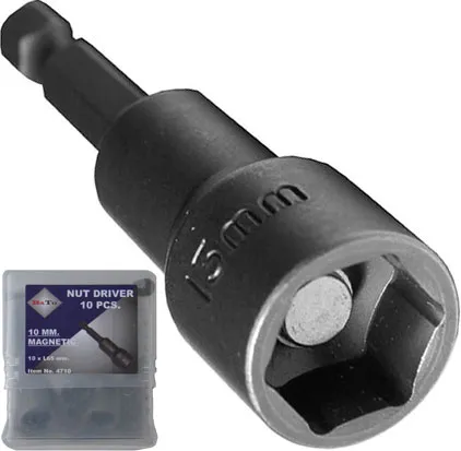 BATO 1/4" Boltbits magnet 11 mm. 10 stk. pk.