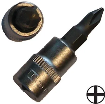 BATO Stifttopp kort 1/4" PH3