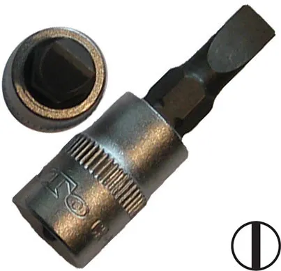 BATO Stifttop kort 1/4" spor 4mm.