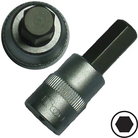 BATO Stifttopp kort 1/2" x 12mm. 6Kt.