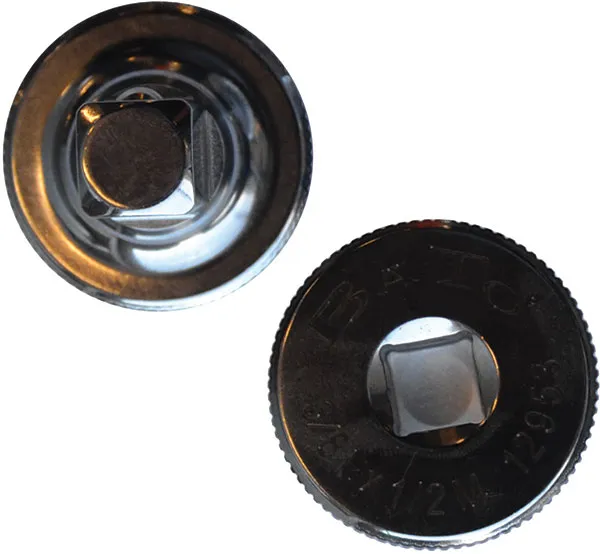 BATO-adapter 3/8"F x 1/2"M. Lavprofil.