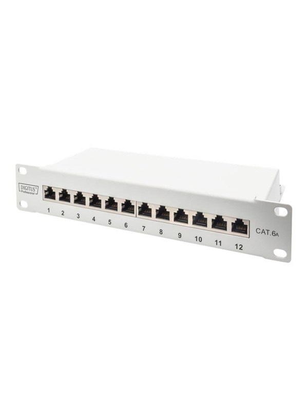 DIGITUS DN-91612S-EA-G - patch panel - 1U - 10"