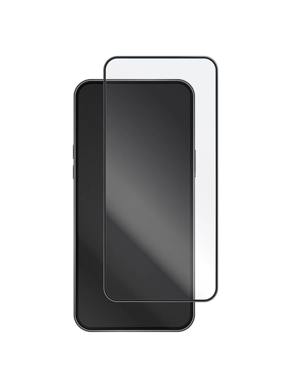 GEAR Screen Protector 3D Platinum Curved Glass Black Frame - iPhone 15