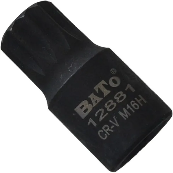 BATO Oljeplugg Bolt 3/8" x M16H 12kt/Spline med hull. Oljeplugg.