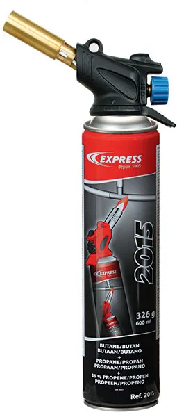 EXPRESS gassbrenner kit m/piezo, kan brukes i alle posisjoner inkl. gass 2015.