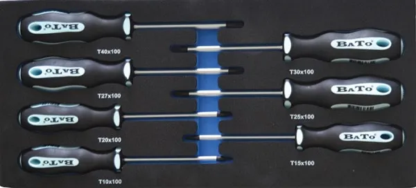 BATO Skrutrekkersett Torx 10-40. EVA 1/3.