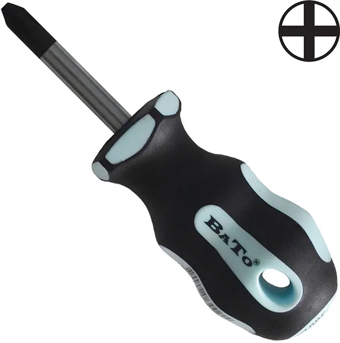 BATO Skrutrekker PH2 x 38mm. Stubby.