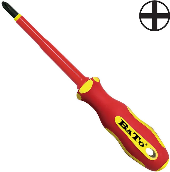 BATO VDE 1000V Skrutrekker PH1 x 80mm.