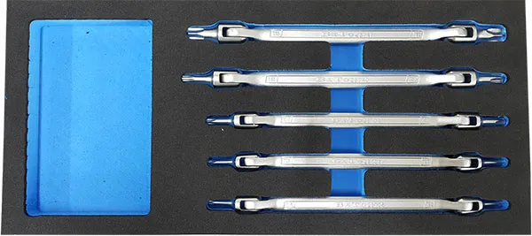 BATO Dobbelt ringnøkkelsett Torx 15-60. EVA 1/3.