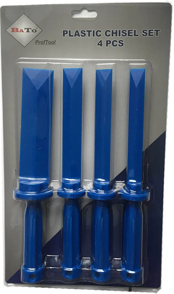 BATO Skraperesett plast 4 deler.