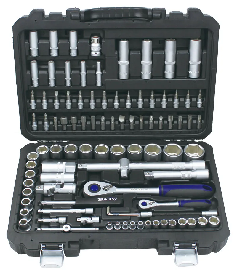 BATO Verktøysett 1/4" - 1/2" pipenøkkelsett. Kombi 94 deler