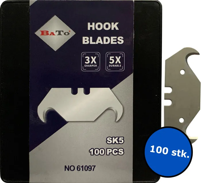 BATO Knivblad krum modell 96 100 stk. pk.