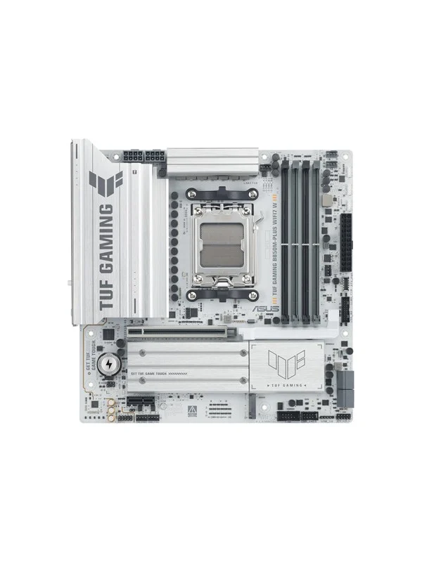 ASUS TUF GAMING B850M-PLUS WIFI7 W Hovedkort - AMD B850 - AMD AM5 socket - DDR5 RAM - Micro-ATX