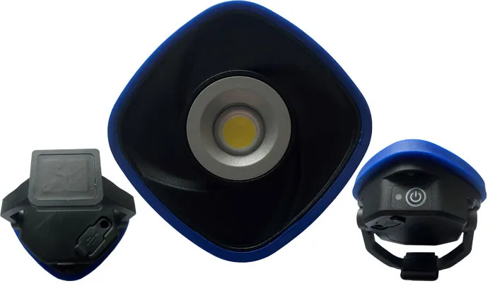 BATO Arbeidslampe 6W med flex magnet. 300/600 Lumen. Oppladbar.
