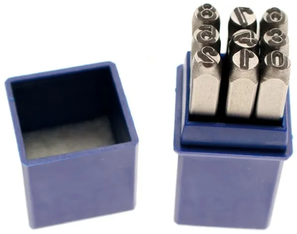 BGS Slagnummer 8mm, 9 deler, 0-9
