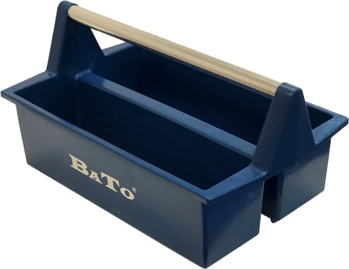 BATO Plast verktøykasse 2 rom med alu håndtak.