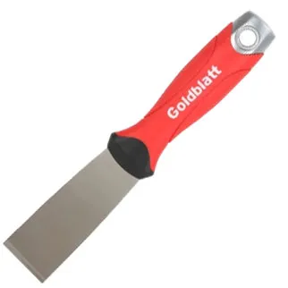 Goldblatt Stiv sparkel/skraper med soft grip og hammerende 32 mm. HEAVY DUTY. Stiv fjærstålblad