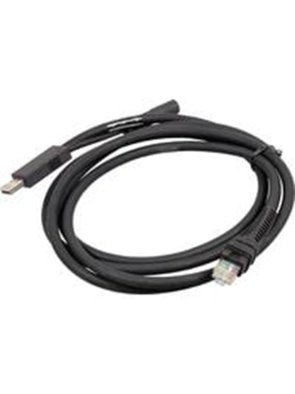 Zebra Shielded USB Straight Cable (Power Plus Connector) - 2.1m