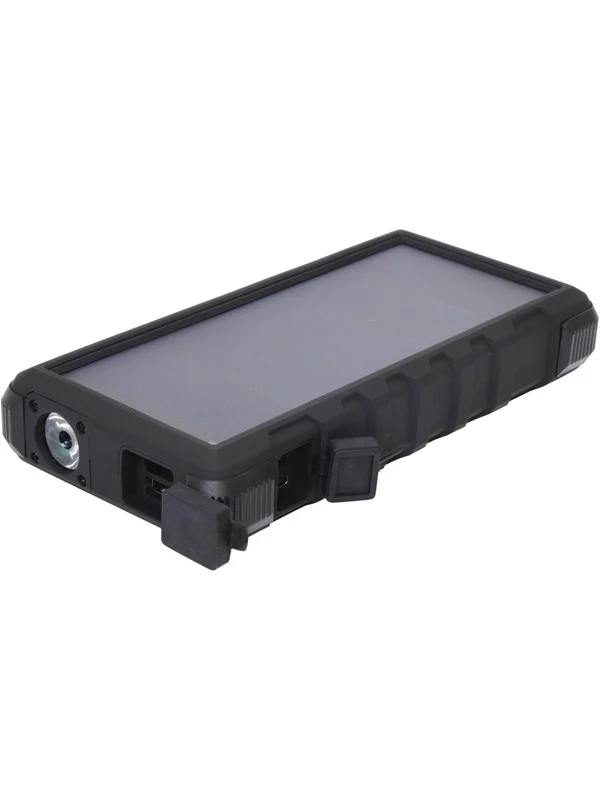 Sandberg Outdoor Solar Powerbank 24000 mAh Nødlader - Svart - 24000 mAh