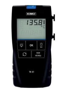 KIMO TK61  -  forberedt tilslutning av eksterne termoelementer