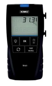 KIMO TR61  -  1 kanals presisjonstermometer for PT100 prober