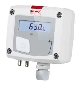 Kimo CP111-AO. Differenstryktransmitter: 0..±100Pa