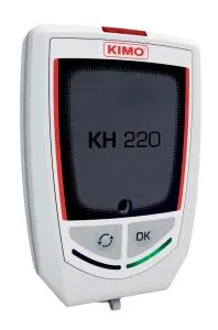 KISTOCK KH220-O, med 3 interne sensorer (°C, %rH, Lux) og 1 ekstern inngang