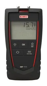 KIMO MP111. Differensialtryksmanometer m/kalibreringssertifikat