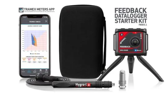 Datalogger sett, temperatur & fuktighet inkl. ekstern fuktighetsprobe