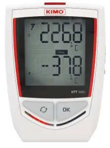 Kimo Kistock KTT320 - datalogger m/bluetooth-tilkobling for smarttelefon