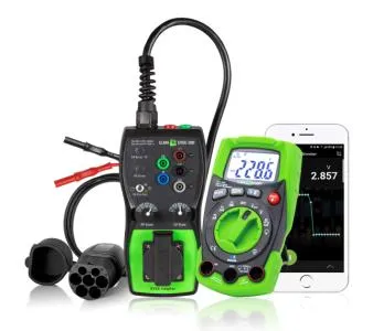 Elma Elbil kit m/6100EVSE multimeter og EVSE-200 adapter
