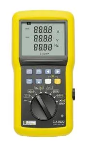 CA 8220  -  Effekt- og motoranalysator (MN93A 5mA-6A/1A-120A)