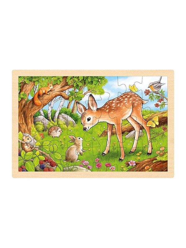 Goki Wooden Jigsaw Puzzle Deer 24 pcs.