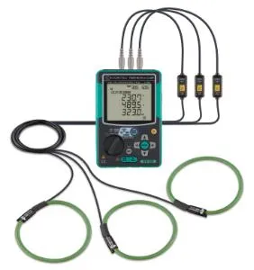 Kyoritsu 6305  -  3-faset mini energianalysator med Bluetooth