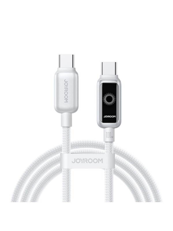 Joyroom S-A55 StarFlight 100W USB-C - USB-C Cable 1.2m - White