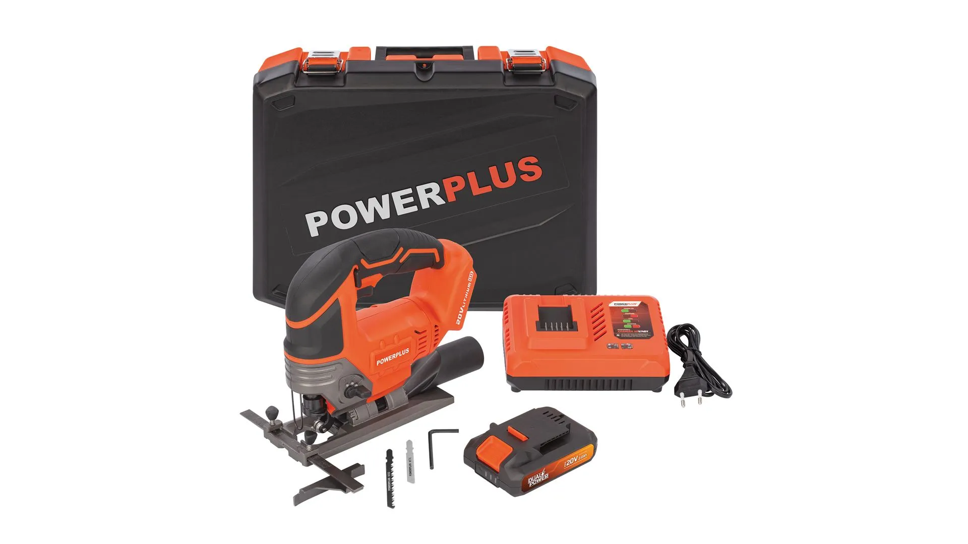 Stikksag 20 V i koffert med batteri 20 V