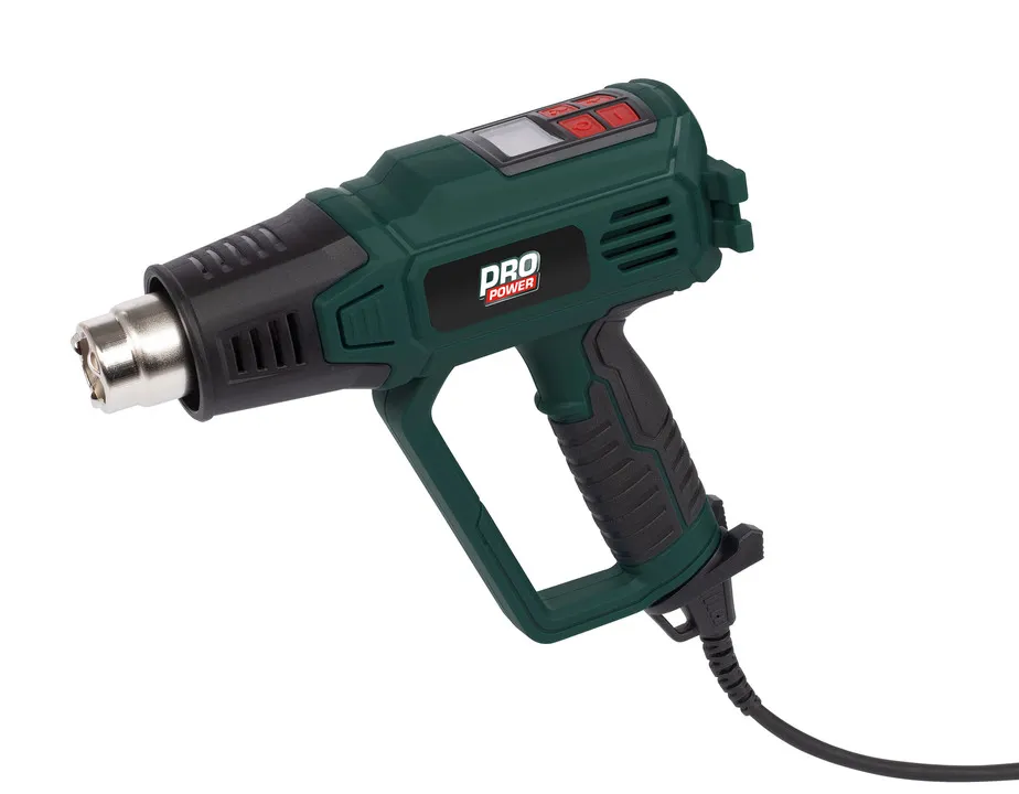 Varmepistol med ergonomisk grep 2000 W