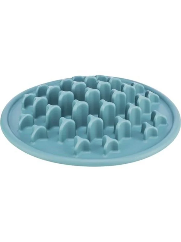 Trixie Slow Feeding Food Mat Pillars ø 35 cm blue
