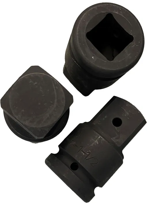 BATO Kraftovergang 1-1/2"F x 2-1/2"M. Med stifthull.