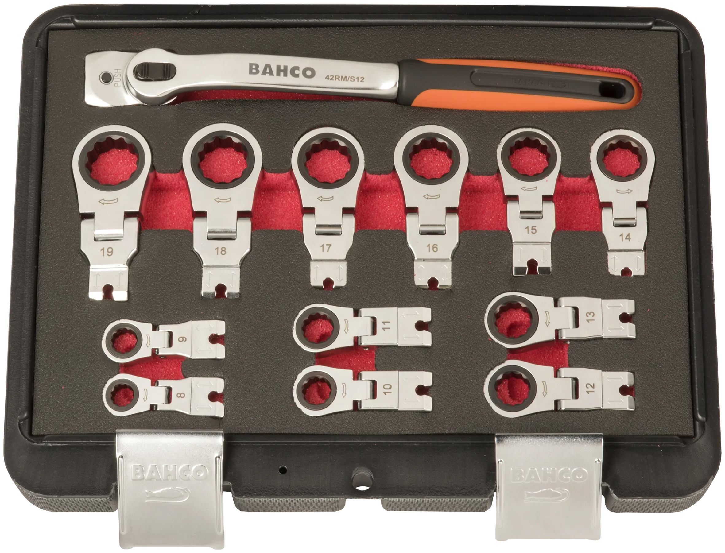 Bahco flex-ratsjesett 8-19 mm