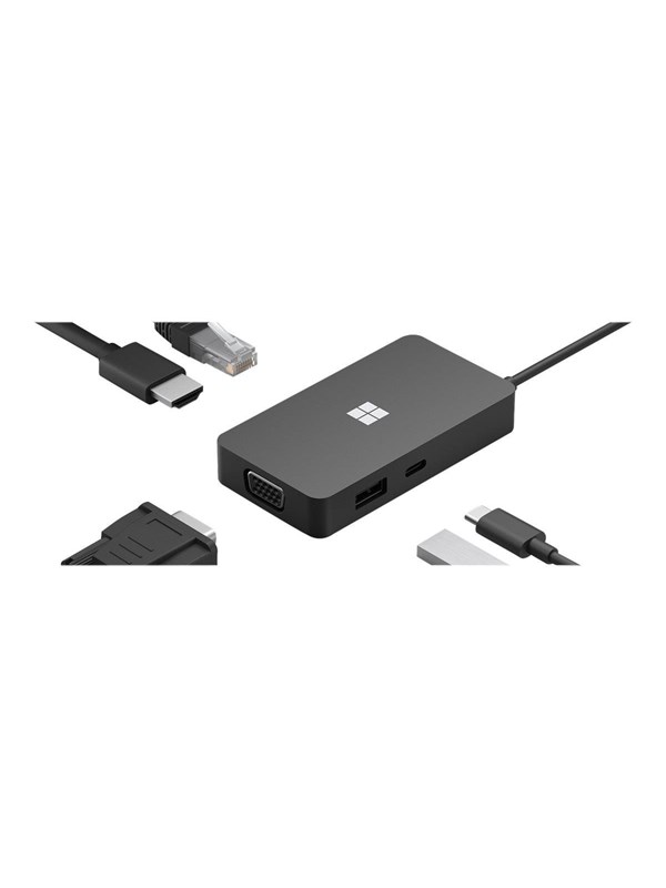 Microsoft USB-C Travel Hub - docking station - VGA HDMI