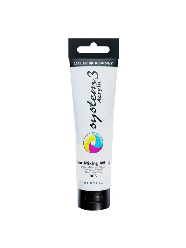 Daler-Rowney System3 150 ml Zinc Mixing White