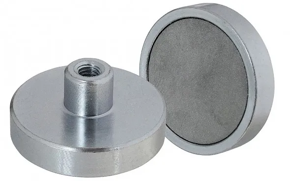Grytemagnet samarium-kobolt lav M4 6kg ø16×4,5mm